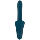 Strap-On z wibratorem zdalnie sterowanym Your Strap-On RC Vibrator Blue - 2 silniki, 7 trybów, 25,5 cm - 5