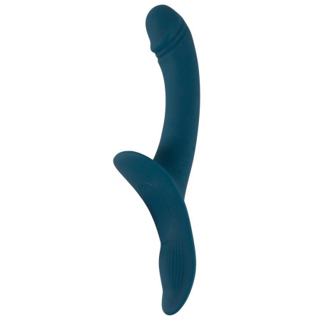 Strap-On z wibratorem zdalnie sterowanym Your Strap-On RC Vibrator Blue - 2 silniki, 7 trybów, 25,5 cm - 6