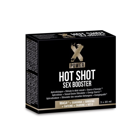 Hot Shot Sex Booster 3 shots Natural - 1