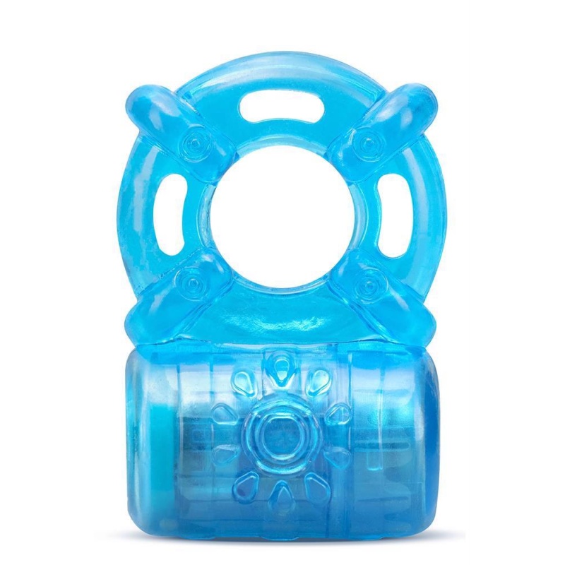 Pierścień erekcyjny wibrujący Stay Hard 5 Function, TPE, 5 trybów wibracji, długość 5,7 cm - 2