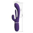 PRETTY LOVE - Shonia Dark Purple, Twinkled Tenderness, 7 thumping functions 7 vibration functions - 7