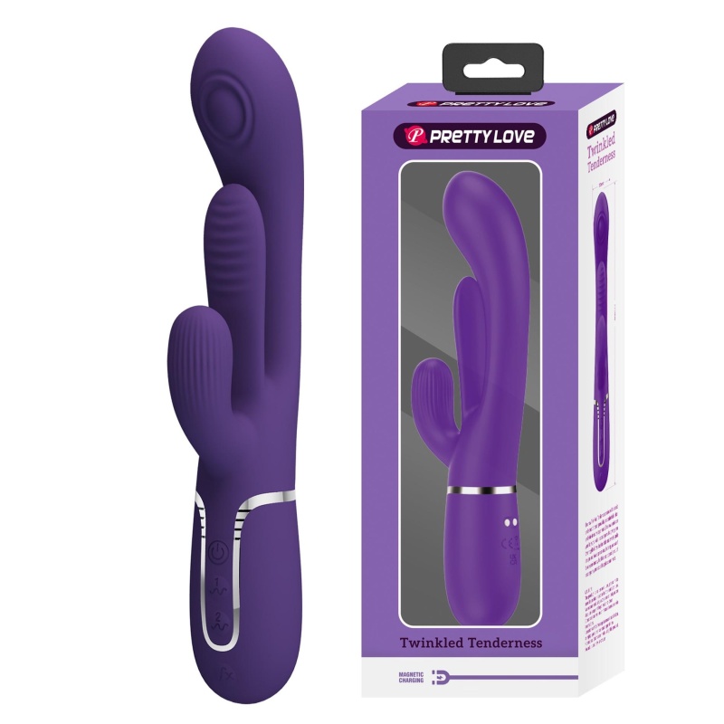 PRETTY LOVE - Shonia Dark Purple, Twinkled Tenderness, 7 thumping functions 7 vibration functions - 11
