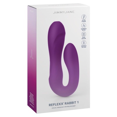 Wibrator króliczek Reflexx Rabbit 1 – dwa niezależne silniki, kształt U, silikon medyczny, IPX7, 16,9 cm - 1