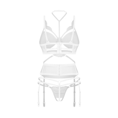 Premisis White otwarty komplet 3-częściowy   S/M - 1 2