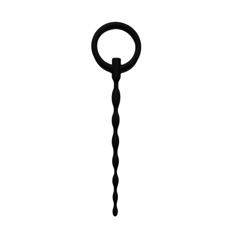 Silicone Penis Plug With Pull Ring - 1