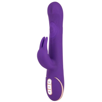 Wibrator króliczek Rabbit Quiver Pur – podwójna stymulacja punktu G i łechtaczki, 3 silniki, 21,4 cm - 1 2