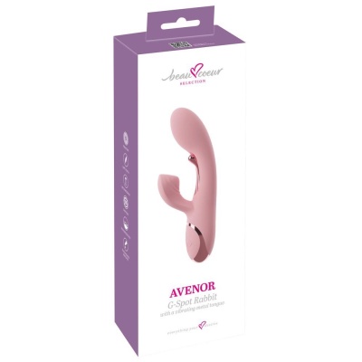 Wibrator króliczek Beau Coeur Avenor G-Spot Rabbi z 3 silnikami i potrójną stymulacją, 23 cm - 1