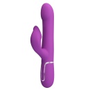 Wibrator Falin Purple BW-500012-3 - podwójny silnik, 7 funkcji wibracji, 4 funkcje rotacji koralików, silikon - 3