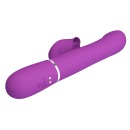 Wibrator Falin Purple BW-500012-3 - podwójny silnik, 7 funkcji wibracji, 4 funkcje rotacji koralików, silikon - 8
