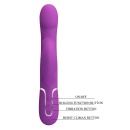 Wibrator Falin Purple BW-500012-3 - podwójny silnik, 7 funkcji wibracji, 4 funkcje rotacji koralików, silikon - 10