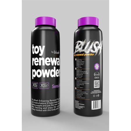 Puder do pielęgnacji zabawek erotycznych Toy Renewal Powder White - skrobia kukurydziana, 120 g - 3