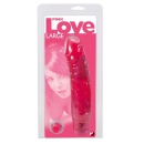 Wibrator Pink Love Large – elastyczny, realistyczne żyłkowanie, 22 cm - 1