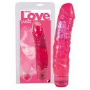 Wibrator Pink Love Large – elastyczny, realistyczne żyłkowanie, 22 cm - 6