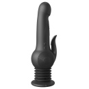 Pogo Thruster Black – wibrator rabbit z silnikiem żyroskopowym, 3 prędkościami ruchu i elastyczną przyssawką, 23,5 cm - 3