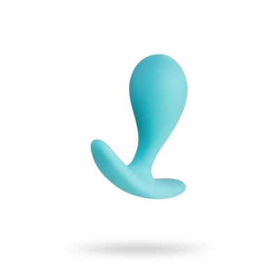 Korek analny ToDo Anal Plug Blob - silikonowy, kroplowy profil z szeroką podstawą, 5,5 cm - 1