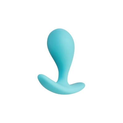 Korek analny ToDo Anal Plug Blob - silikonowy, kroplowy profil z szeroką podstawą, 5,5 cm - 1 2