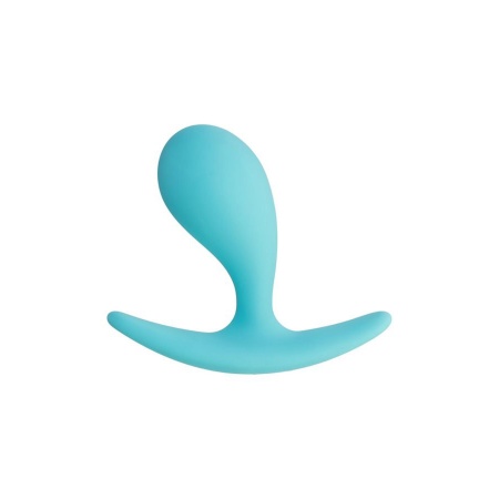 Korek analny ToDo Anal Plug Blob - silikonowy, kroplowy profil z szeroką podstawą, 5,5 cm - 3