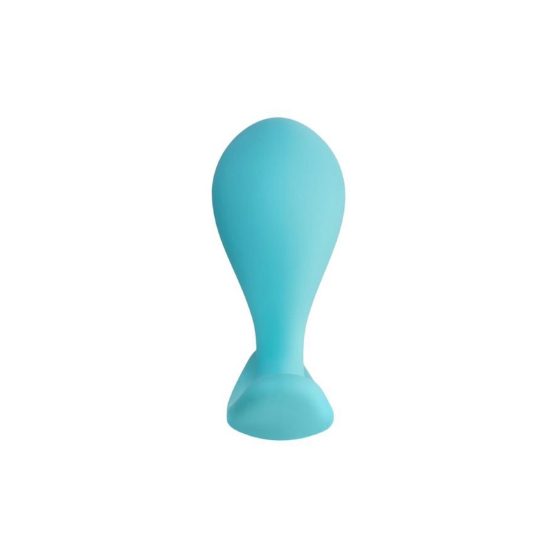 Korek analny ToDo Anal Plug Blob - silikonowy, kroplowy profil z szeroką podstawą, 5,5 cm - 4