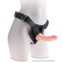 Dildo Triple Density Fat Cock with Balls 8" — TPE, twardy rdzeń i miękka powłoka, 24,1 cm - 7