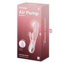 Wibrator-królik Air Pump Bunny 3 Rose - nadmuchiwany trzon +15 mm, długość całkowita 21,3 cm - 5