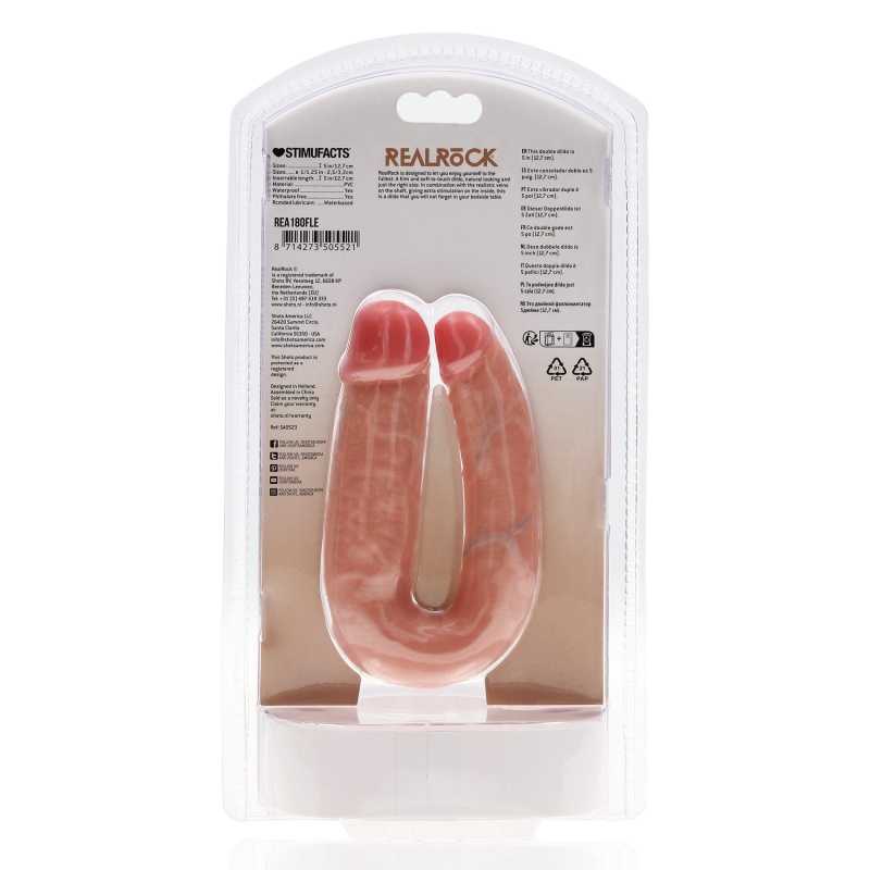 U Shaped Double Dildo 5” - 3