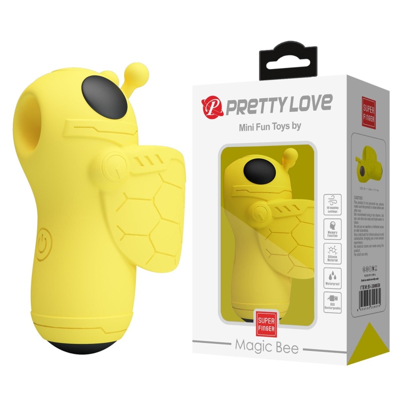 FingerMagic Bee - wibrator na palec z 10 funkcjami opukiwania - 1