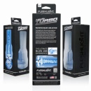 Turbo Thrust Blue Ice - przezroczysty masturbator z potrójnym wejściem, obudowa ok. 25 cm, wkładka użytkowa ok. 21,5 cm - 4