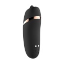 Stymulator łechtaczkowy Licking z funkcją lizania i etui ładującym - czarny, 420 g - 5