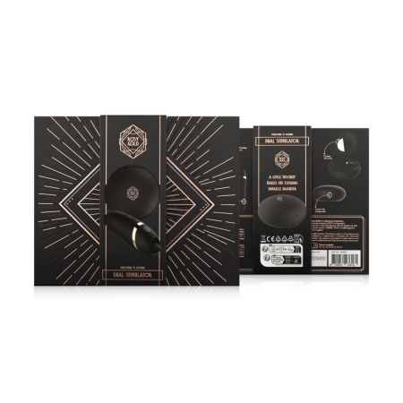 Stymulator łechtaczkowy Licking z funkcją lizania i etui ładującym - czarny, 420 g - 13