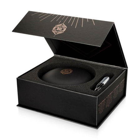 Stymulator łechtaczkowy Licking z funkcją lizania i etui ładującym - czarny, 420 g - 15