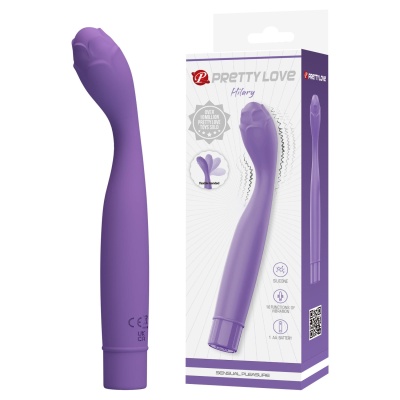 Wibrator G-Spot Hilary z elastycznym wygięciem 22 cm - 1
