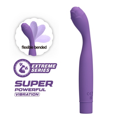 Wibrator G-Spot Hilary z elastycznym wygięciem 22 cm - 1 2