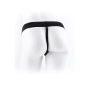 FETISH FANTASY SERIES 9 INCH HOLLOW STRAP-ON WITH BALLS LIGHT - 5