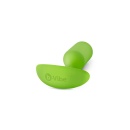 Korek analny obciążony Snug Plug 3 Lime - silikon medyczny, średnica 3,6 cm - 5