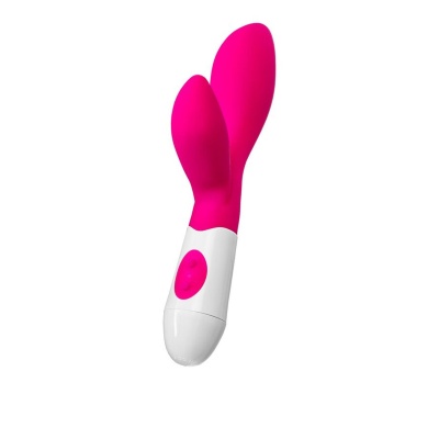 Wibrator Lilu ze stymulatorem łechtaczki, 2 silniki, 10 trybów, długość 20 cm - 1