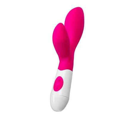 Wibrator Lilu ze stymulatorem łechtaczki, 2 silniki, 10 trybów, długość 20 cm - 1