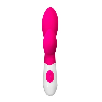 Wibrator Lilu ze stymulatorem łechtaczki, 2 silniki, 10 trybów, długość 20 cm - 1 2