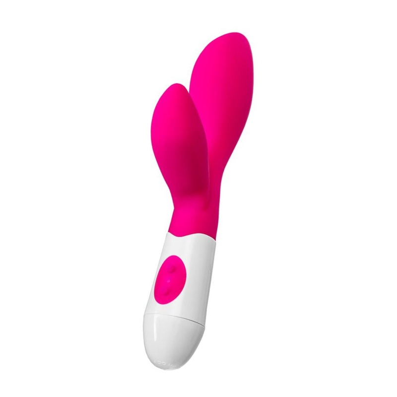 Wibrator Lilu ze stymulatorem łechtaczki, 2 silniki, 10 trybów, długość 20 cm - 4