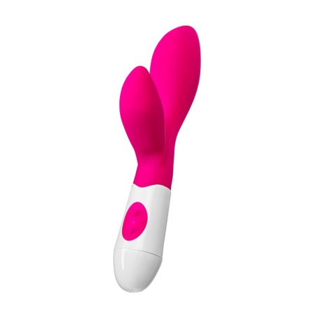 Wibrator Lilu ze stymulatorem łechtaczki, 2 silniki, 10 trybów, długość 20 cm - 4