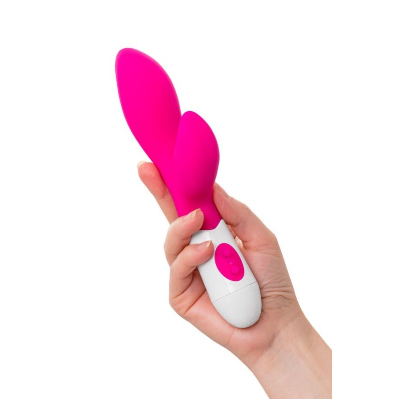 Wibrator Lilu ze stymulatorem łechtaczki, 2 silniki, 10 trybów, długość 20 cm - 5