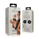 Bedroom Fantasies - Faux Leather Handcuffs Black - 1