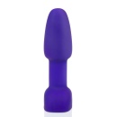 Rimming Petite Purple - Obrotowo-Wibrujący Plug Analny z Pilotem, Silikon Medyczny, 10 cm, Ø 3,5 cm - 3