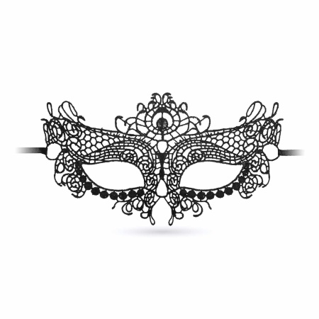 Maska Mystica Black Lace Czarna - 1