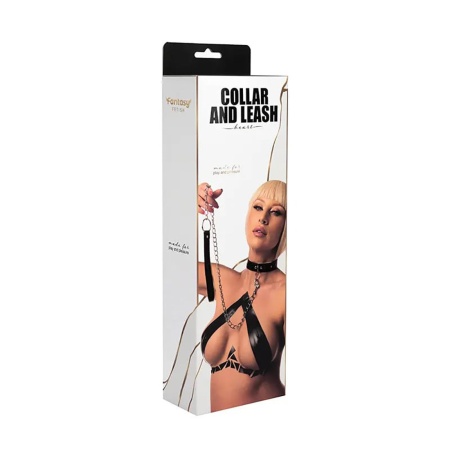Collar with detachable leash - 5