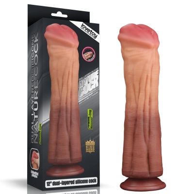 Dildo Nature Cock 30,5 cm różowy - 1
