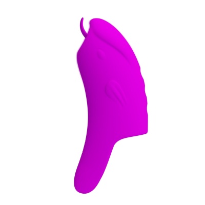 Wibrator na palec Peterson z języczkowatą końcówką, 10 cm - 1 2