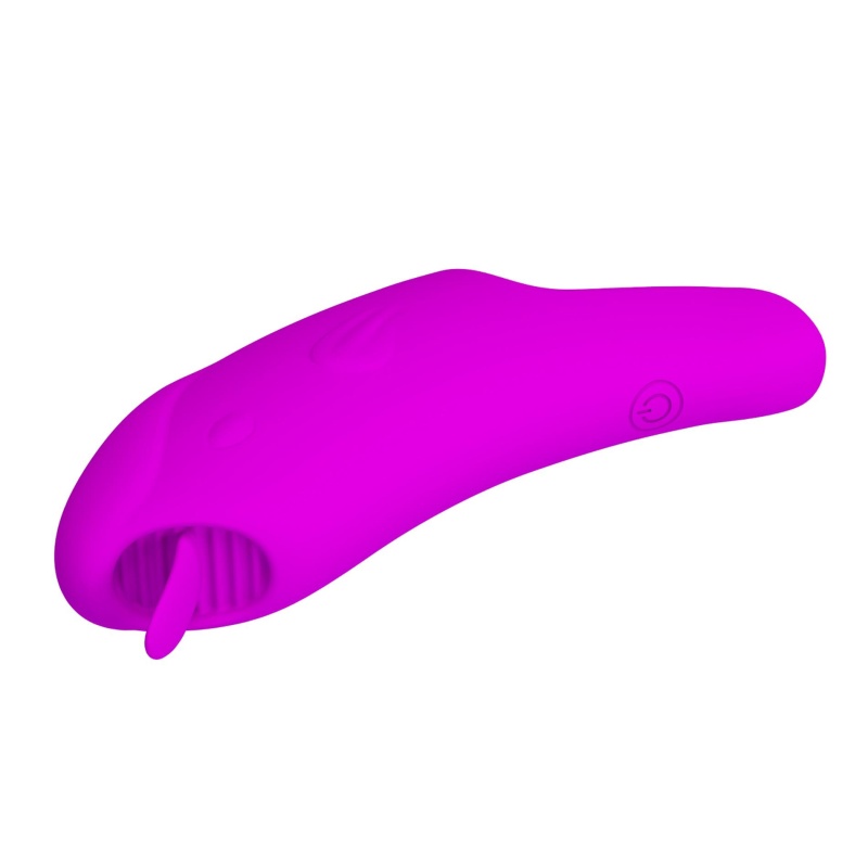 Wibrator na palec Peterson z języczkowatą końcówką, 10 cm - 9