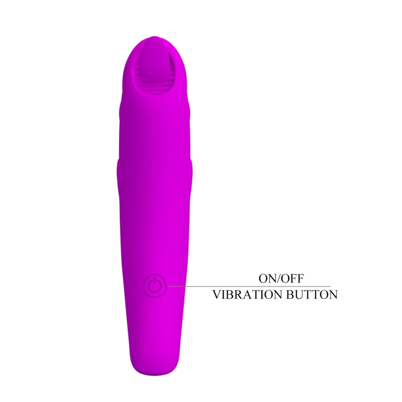 Wibrator na palec Peterson z języczkowatą końcówką, 10 cm - 11