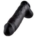 Dildo 12 inch Balls Black z przyssawką i jądrami, 30,5 cm - 5