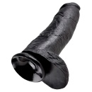 Dildo 12 inch Balls Black z przyssawką i jądrami, 30,5 cm - 6
